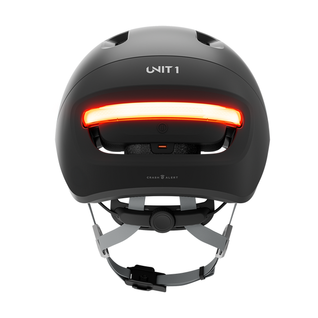 Unit1 NEON SE Smart Helmet Charcoal Black 51-55/S – billede 4