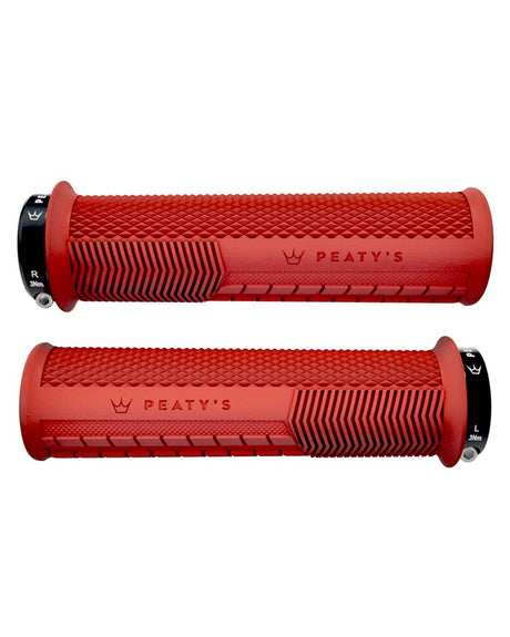 Peaty's Monarch Grip - Knurl - Thick - Red