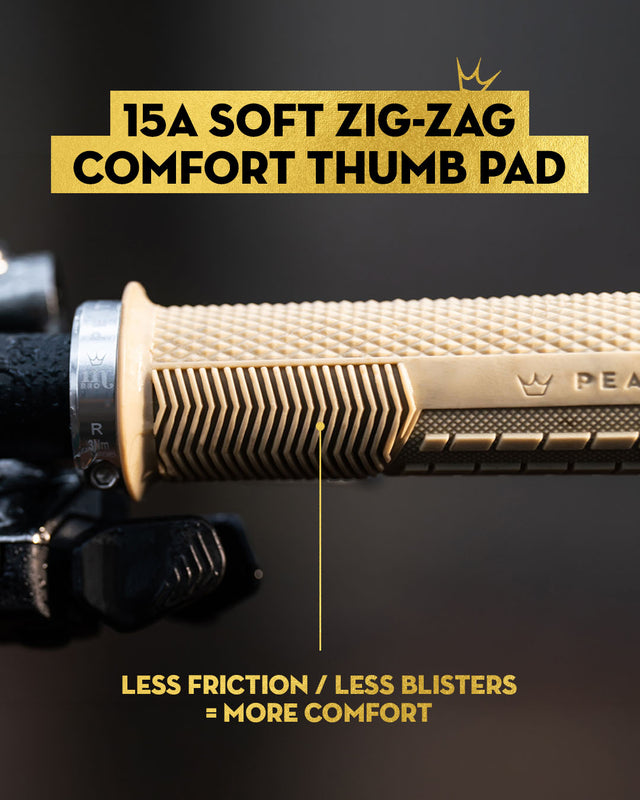 Peaty's Monarch Pro Grip - Knurl - Thick - Black – billede 7