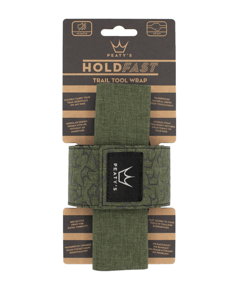 Peaty's HoldFast Trail Tool Wrap, Moss Green – billede 1