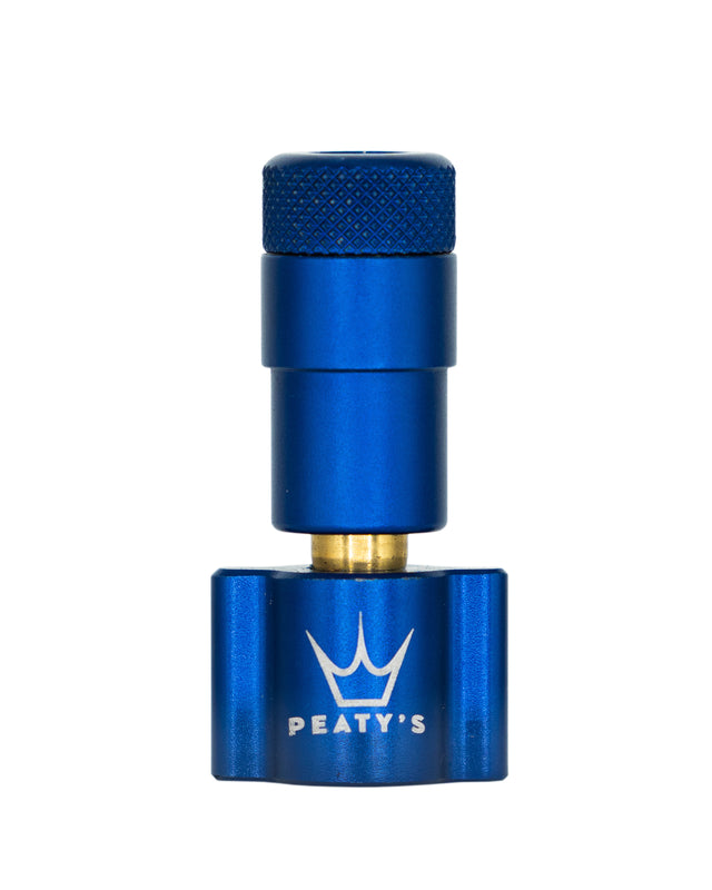 Peaty's Holeshot CO2 Tyre Inflator Head - Navy – billede 1