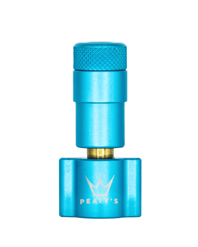 Peaty's Holeshot CO2 Tyre Inflator Head - Turquois – billede 1