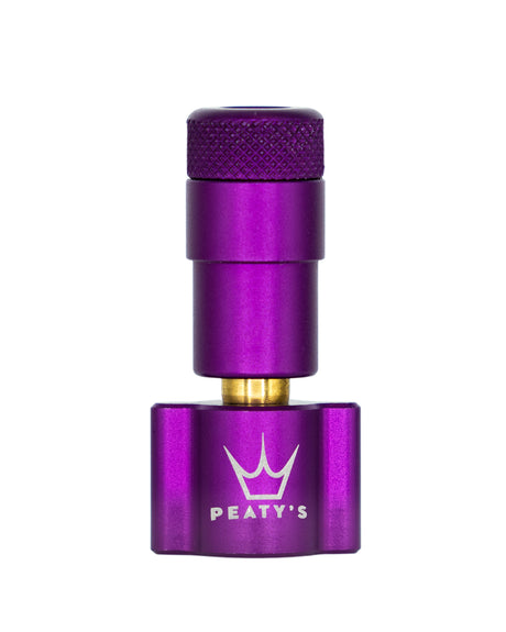 Peaty's Holeshot CO2 Tyre Inflator Head - Violet – billede 1