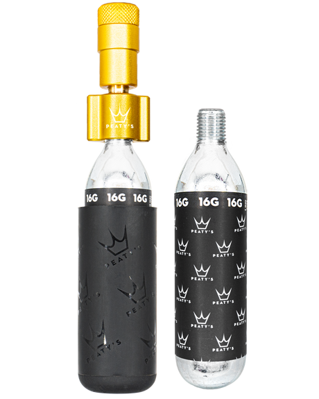 Peaty's Holeshot CO2 Inflator 16g Gold – billede 1