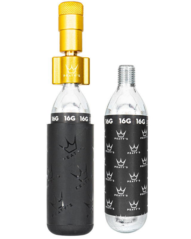 Peaty's Holeshot CO2 Inflator 16g Gold – billede 1