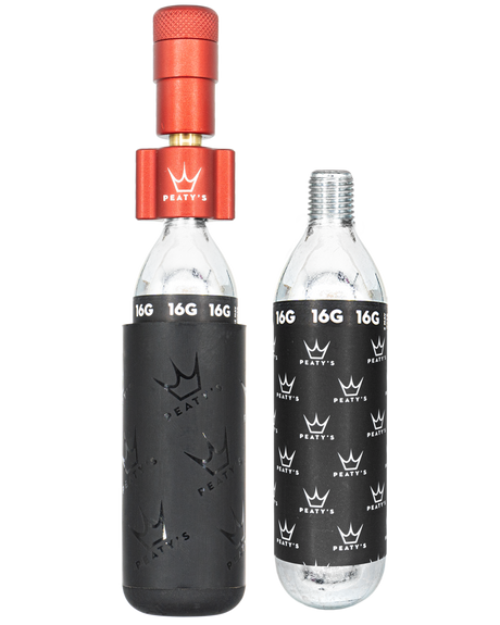 Peaty's Holeshot CO2 Inflator 16g Red – billede 1