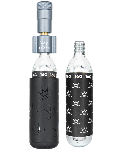 Peaty's Holeshot CO2 Inflator 16g Slate – billede 1
