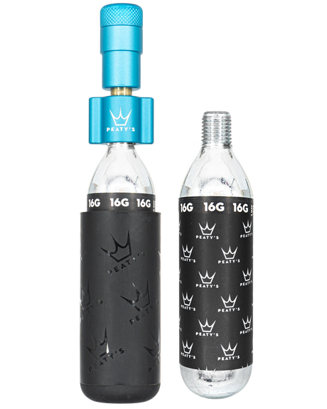Peaty's Holeshot CO2 Inflator 16g Turquoise – billede 1