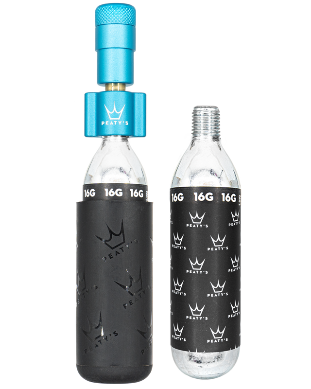Peaty's Holeshot CO2 Inflator 16g Turquoise – billede 1