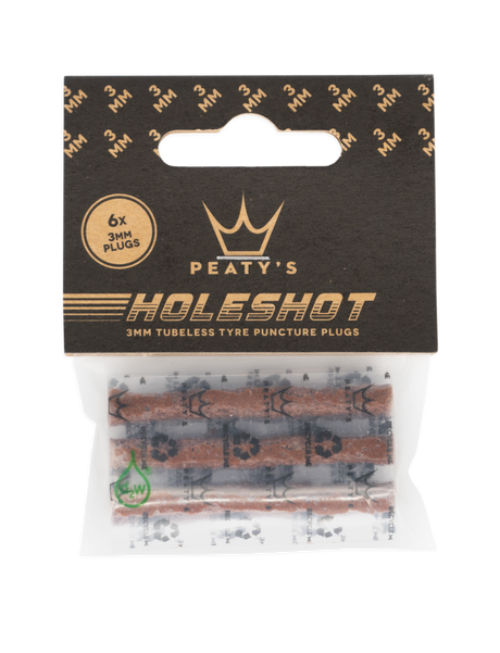 Peaty's Holeshot Tubeless Plugger Pack (6x 3mm) – billede 1