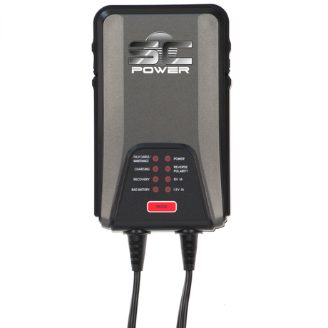 SC Power charger 6/12V 1A - 9 phases – billede 1