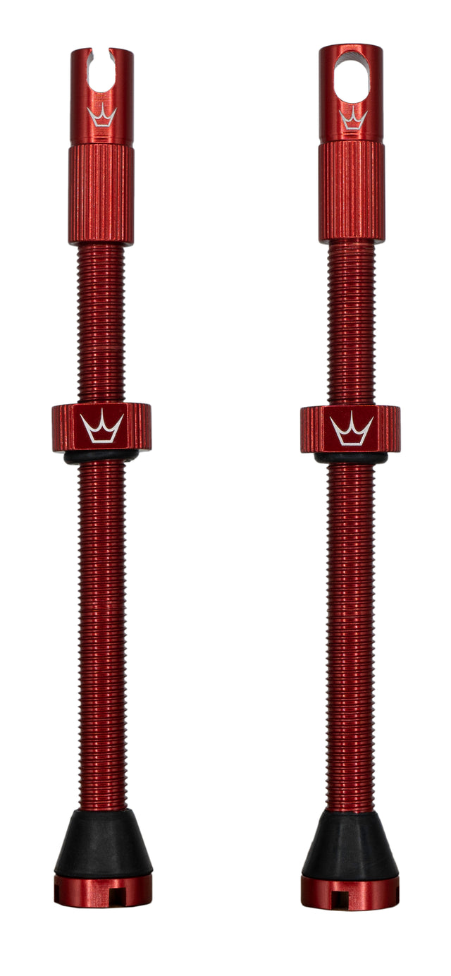 Peaty's x ChrisKing Tubeless Valves 80mm Red – billede 1