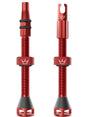 Peaty's Holeshot Fast Flow Valves 60mm Red – billede 1
