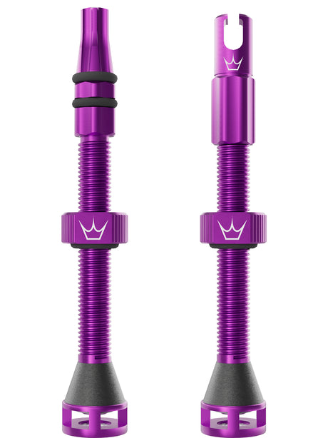 Peaty's Holeshot Fast Flow Valves 60mm Violet – billede 1