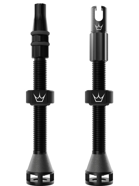 Peaty's Holeshot Fast Flow Valves 80mm Black – billede 1