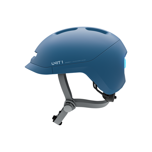 Unit1 SPARKY Smart Helmet Powder Blue 49-53 – billede 2