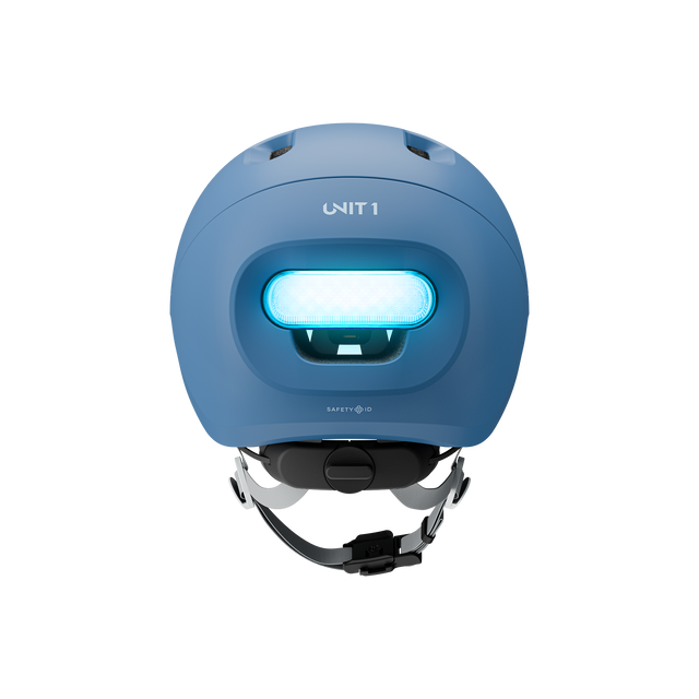 Unit1 SPARKY Smart Helmet Powder Blue 49-53 – billede 4