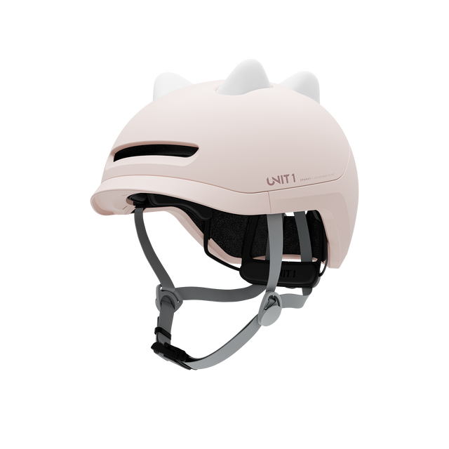 Unit1 SPARKY Smart Helmet Soft Pink 49-53 – billede 5