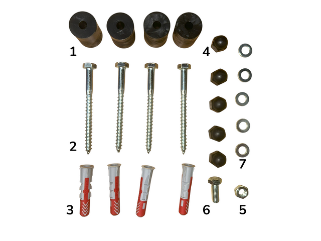 Stasdock - Mounting material – billede 2