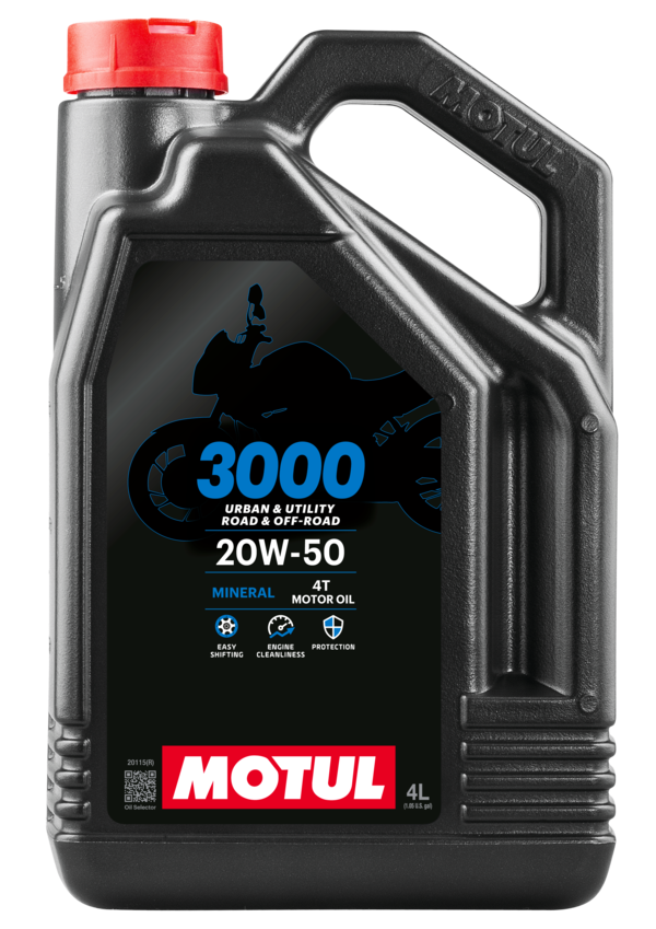 Motul 3000 20W50 Old Bikes 4L – billede 1