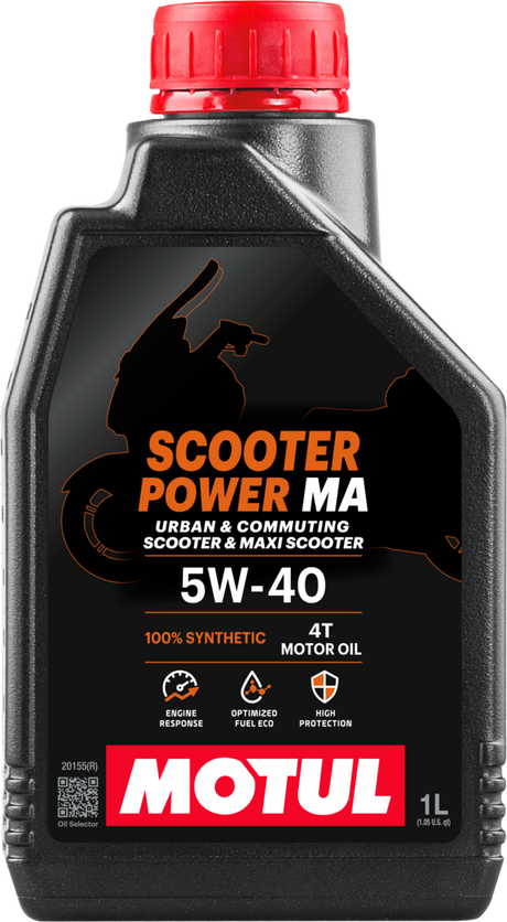 Motul Scooter Power 4T 5W40 1liters – billede 1