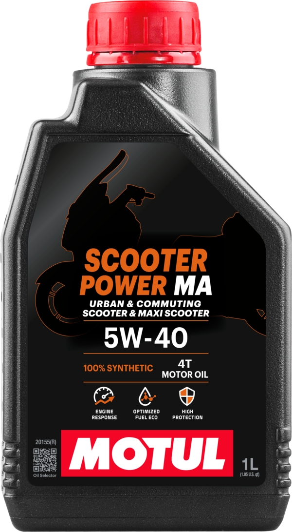 Motul Scooter Power 4T 5W40 1liters – billede 1