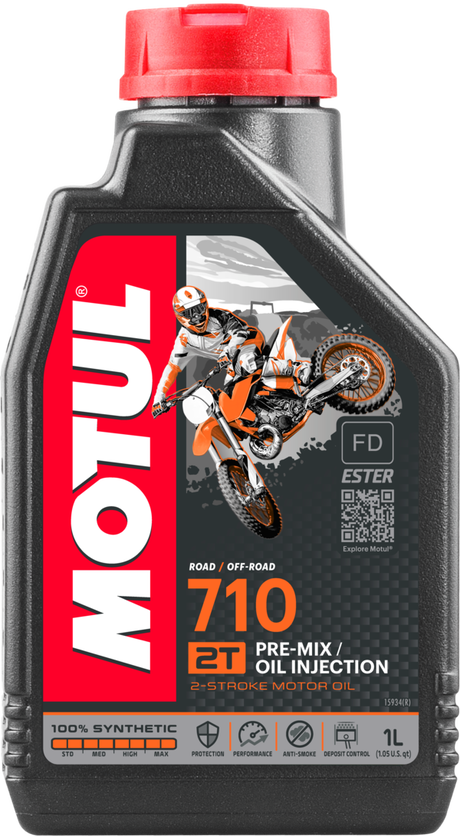 Motul 710 2T 1L (12 STK) – billede 1