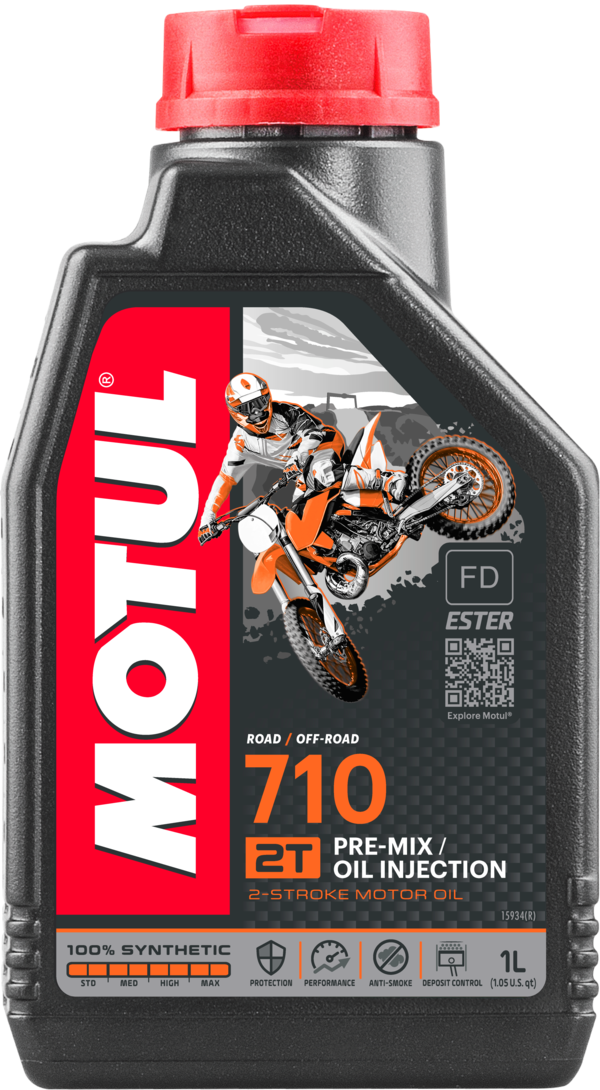 Motul 710 2T 1L (12 STK) – billede 1