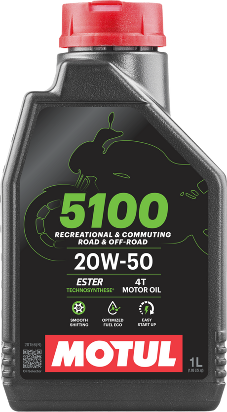 Motul 5100 20W50 4T 1liters – billede 1