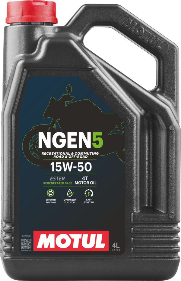 Motul NGEN 5 15W-50 4T 4-liters – billede 1