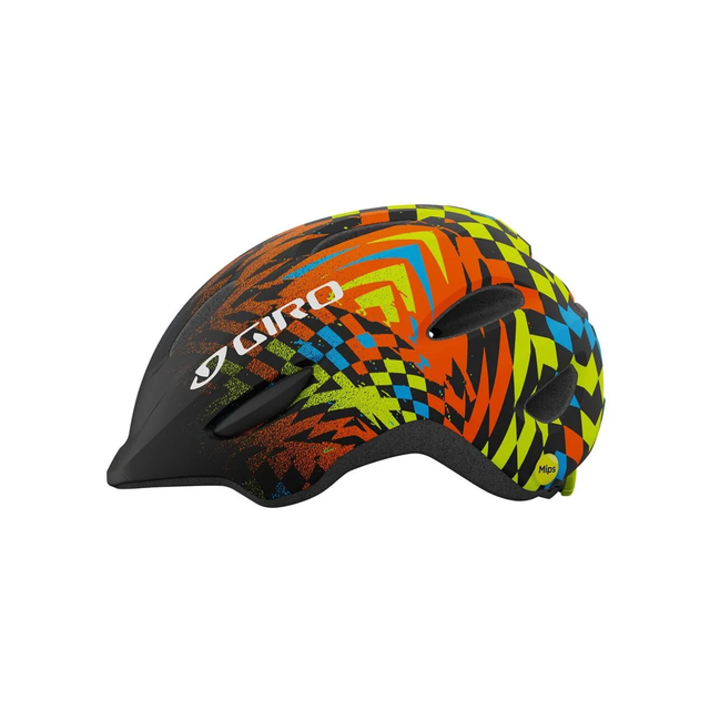 Giro Scamp Mips i mat sort/check fade, størrelse XS / 45-49 cm – produktbillede 1