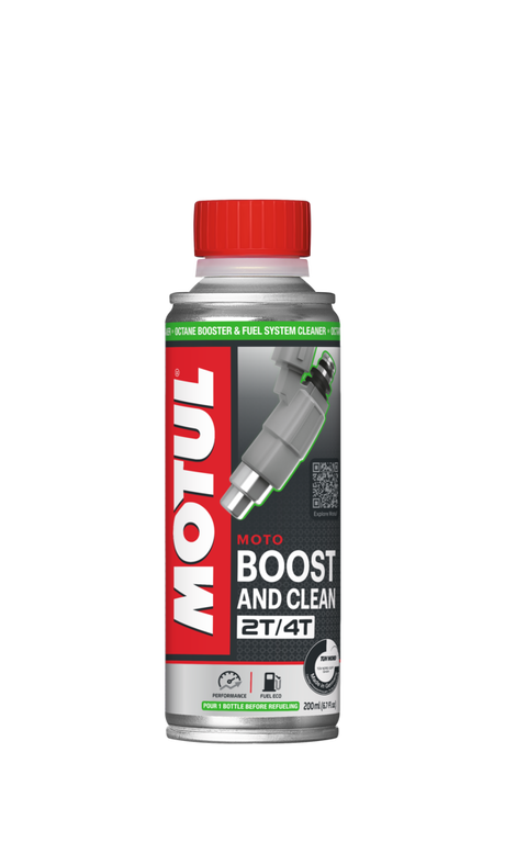 Motul Boost & Clean motocycle & atv 200ml – billede 1