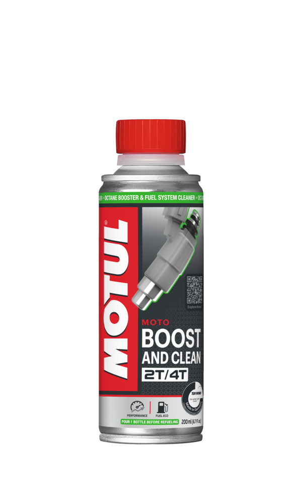 Motul Boost & Clean motocycle & atv 200ml – billede 1