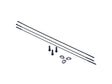 ZIPP CX-Sprint eger 232 mm, sort, 3 stk. inkl. nipler og skiver – billede 1