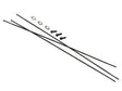 SRAM CX-Ray eger 298 mm til Rise 60 29", sort, inkl. nipler og skiver – billede 1