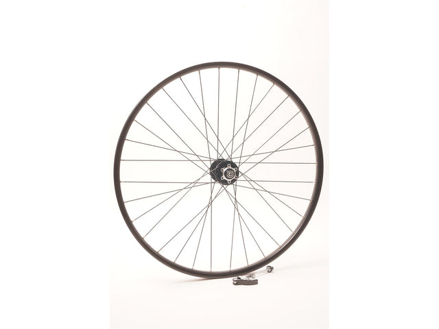 Connect forhjul 27,5" til skivebremse, 9x100 mm QR, Novatech D041SB-nav, sort – billede 1