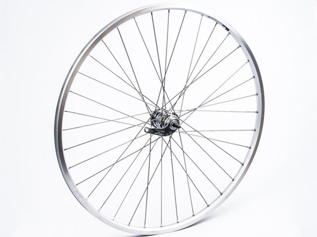 Connect baghjul 700c, singlespeed med fodbremse, ZAC2000-fælg, sølvfarvet – billede 1