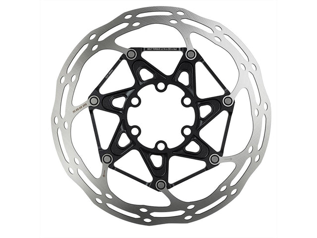 SRAM Centerline 2-delt bremseskive 6-bolt 140 mm med titaniumbolte – produktfoto