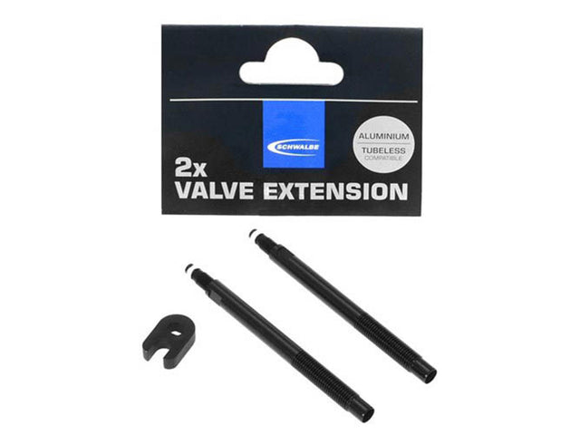 Schwalbe ventilforlænger 65 mm sort til tubeless – billede 1