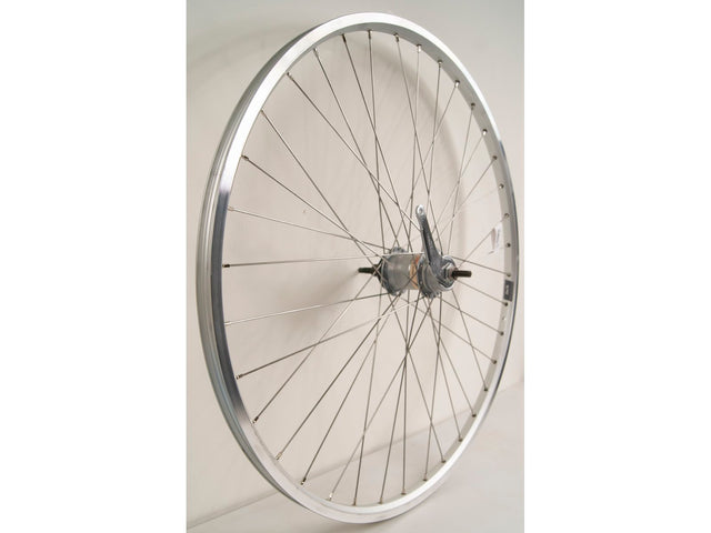 Connect baghjul 700c, Shimano Nexus 3-gear med fodbremse, sølvfarvet, inkl. tilbehør – billede 1