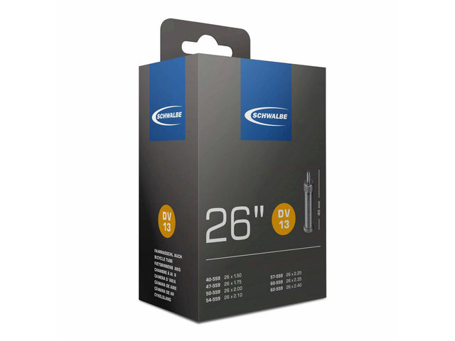Schwalbe DV13 cykelslange 26 x 1,6-2,4" Dunlop 40 mm, værkstedspakning – billede 1