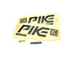 RockShox mærkater til Pike Ultimate (2021), 27,5/29", blank sort – billede 1