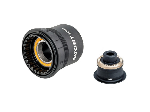 DT Swiss frihjulsbody SRAM XDR (AXDR) Ratchet EXP, aluminium, keramiske lejer, kit med endeprop – billede 1