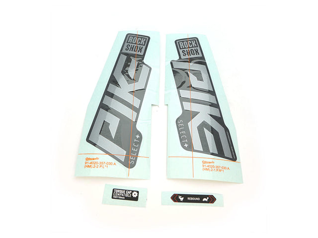 RockShox mærkater til Pike Select+, 27,5/29", Polar Ink, til Diffusion Black gaffel – billede 1
