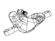 SRAM bremsekaliber til Rival 22 18 mm sort – produktfoto