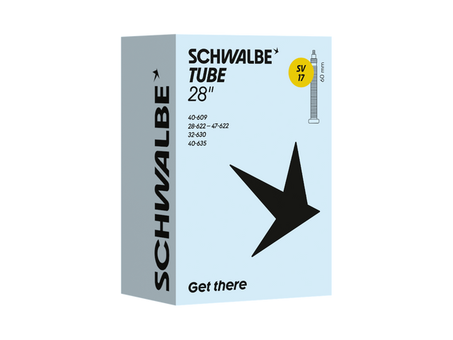 Schwalbe SV17 cykelslange 700 x 28-47c Presta 60 mm aftagelig ventilkerne – billede 1