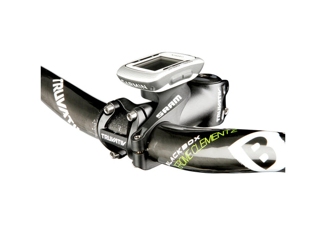 SRAM Quickview MTB computerholder til Garmin – sort med hvidt logo