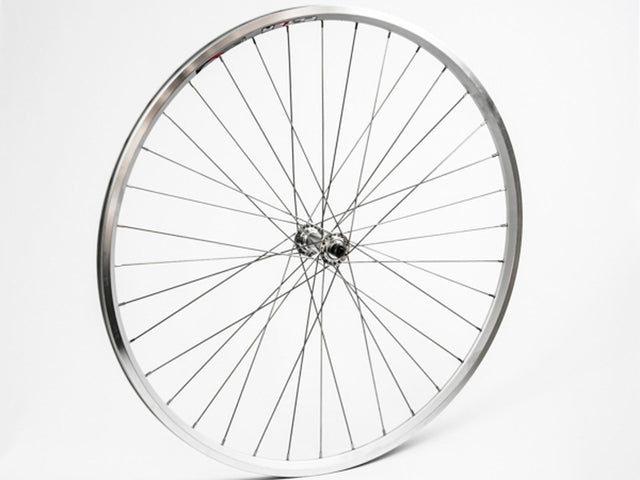 Connect forhjul 700c til fælgbremse, Mach1 CFX-fælg, Connect C7.0-nav, QR, sølv – billede 1