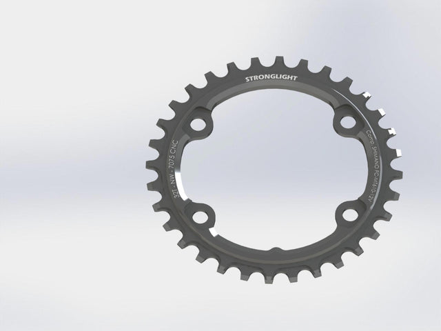 Stronglight klinge 30T, 96 mm BCD, singlespeed, 12 gear, sort – billede 1