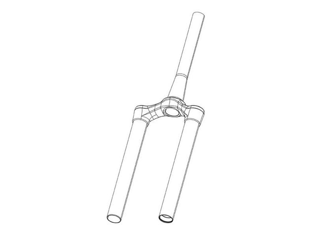 RockShox CSU Debonair 27,5"/29" Boost, 44 mm offset, blank sort – Domain B1 (2022) – billede 1